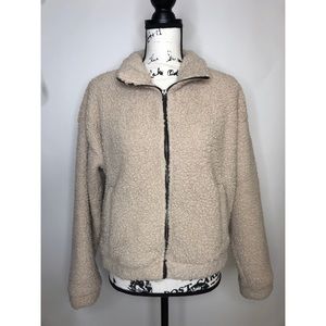 American Eagle Teddy Bear Jacket - cream - medium
